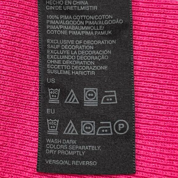 Tommy Hilfiger Sweater Womens XL Pink Pima Cotton Knit Pullover Classic Preppy - Picture 5 of 7